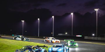 Fifteen cars will do battle under lights in Sydney this weekend. Image: Supplied
