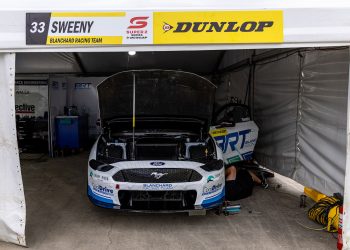 The BRT Super2 Mustang pictured during Round 1 in Sydney.