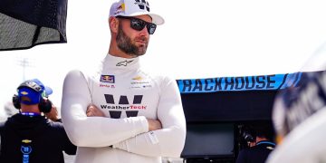 Shane van Gisbergen at Martinsville Speedway.