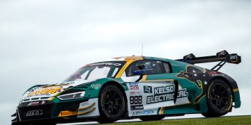 The #888 Melbourne Performance Centre Audi R8 LMS GT3 of Broc Feeney and Brad Schumacher.