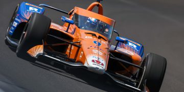 Scott Dixon during Day 1 of the 2025 Indianapolis 500 Open Test