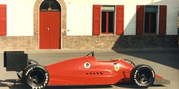 The Ferrari 637 that was to contest the Indianapolis 500.