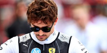 Ferrari endured a difficult Miami Grand Prix, a weekend compounded by the clumsy use of team orders. Image: XPB Images.
