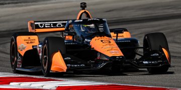 Pato O'Ward during The Thermal IndyCar Grand Prix.