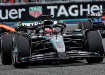 Stewards at the Formula 1 Miami Grand Prix have rejected Red Bull's protest against George Russell. Image: XPB Images.