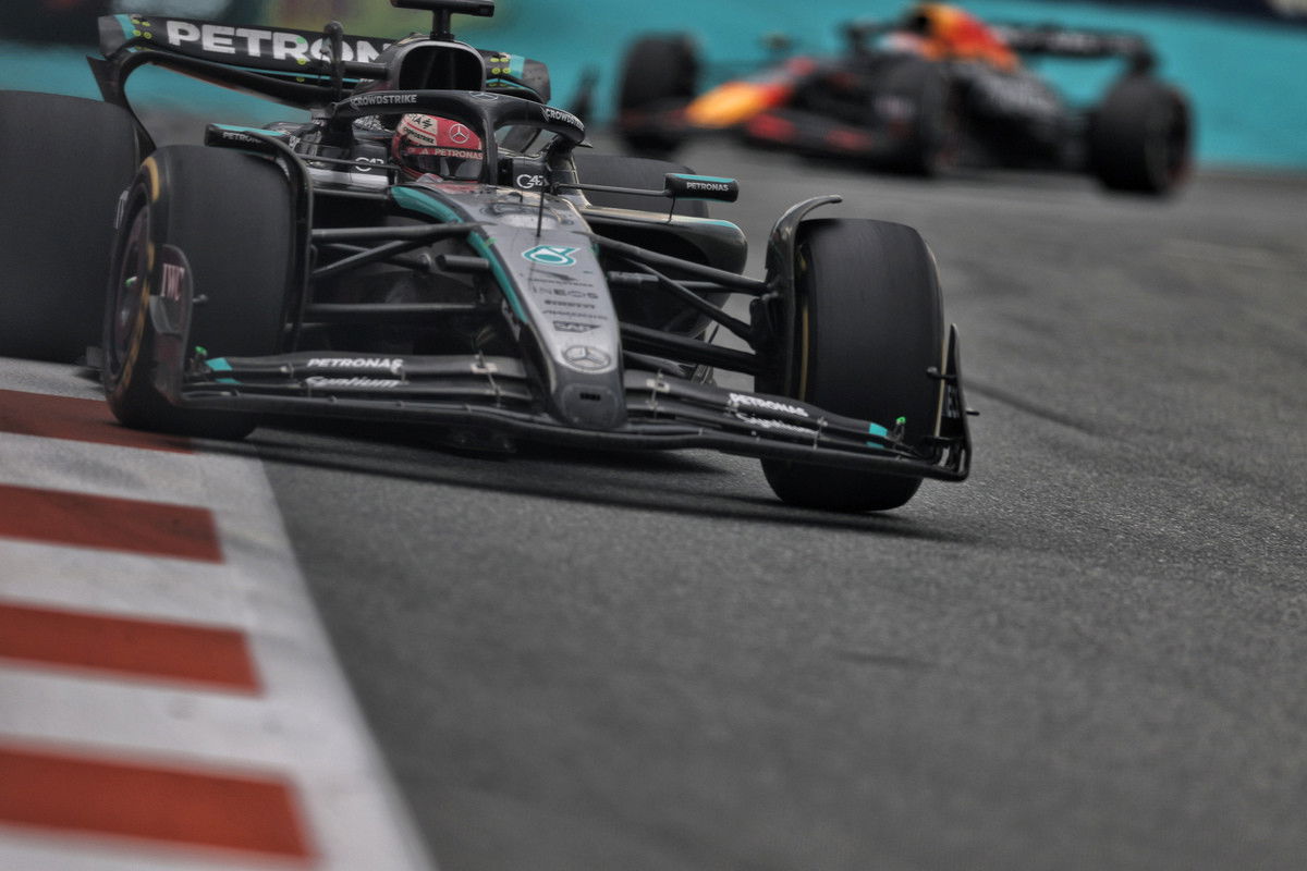 Red Bull protests George Russell after Miami GP