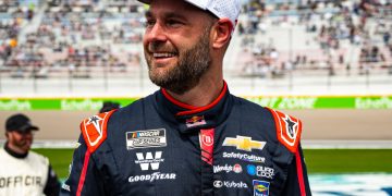 Shane van Gisbergen drives for Trackhouse Racing.