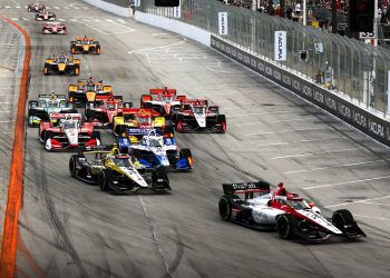 The start of the 2025 Grand Prix of Long Beach.