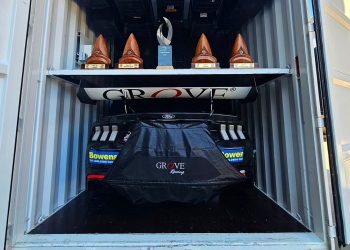 Grove Racing shows off its Taupo success upon the return of its Mustangs.