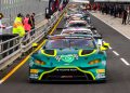 Liam Talbot aboard the Aston Martin